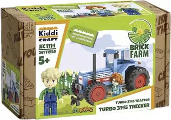 Kiddicraft KIDDIZ Turbo 3145 Trecker Klemmbausteine (KC1114)