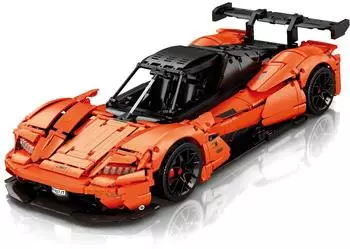 Reobrix GTR Racing Car Klemmbaustein-Set 1:8 für Erwachsene (11011)