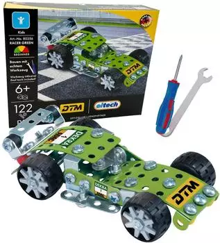 Eitech DTM Racer Green Metallbaukasten, Modellauto, 120+ Bauteile (80256)