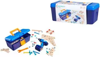 Eichhorn Construct Werkzeugbox Konstruktionsspielzeug 65-tlg (100007203)