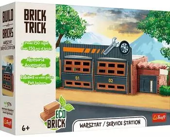 Trefl Brick Trick Service Station, 150 Teile (L)