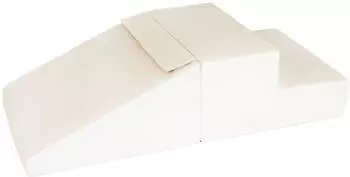 Velinda MiniRutsche-Set Schaumstoffbausteine weiß/cappuccino (24228_1.15)