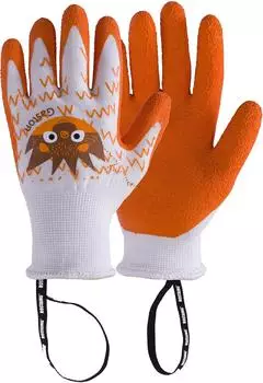 Rostaing GASTON Gartenhandschuhe Kinder, orange, 4-6 Jahre