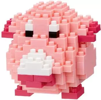 Nanoblock Pokémon Chansey Konstruktionsspielzeug, 140 Teile (NBPM_034)