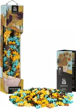 Plus-Plus Inspired Vincent Van Gogh Sunflowers Bausteine-Set, 350 Teile (05163)