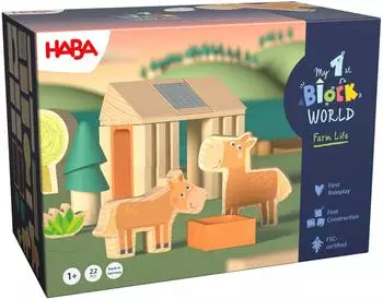 HABA Meine erste Bausteinwelt - Ponyhof Paula (2014558001)