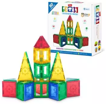 ZURU Tytan Magnetische Bausteine Set, 80 Teile (18403)