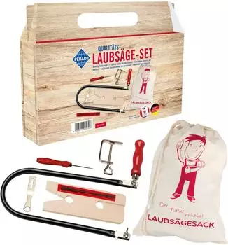 Pebaro Laubs&auml;ge-Set mit Stoffbeutel, 13-teilig (970K)