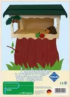 PEBARO 399S - Laubs&auml;gevorlage Vogelhaus, 4 Platten, Gr&ouml;&szlig;e DIN A4