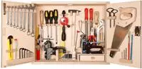 PEBARO 417 - Gro&szlig;er Profi-Werkzeugschrank, 43-teilig