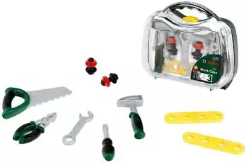 klein toys Transparenter Werkzeugkoffer mit Zubehör (8452)