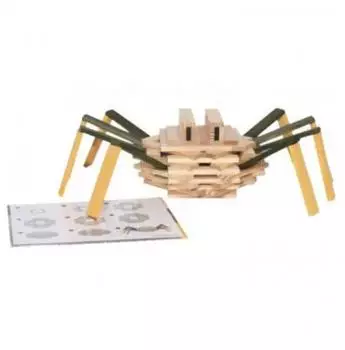 Kapla Coffret Araignée 75 Planchetten, natur und bunt (COF1)