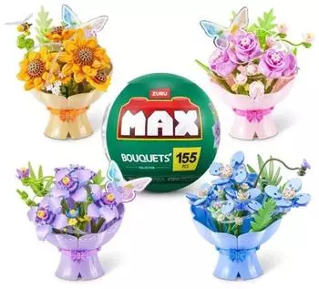 ZURU MAX Build More Bouquets mit LED, Konstruktionsspielzeug (83248GQ1)