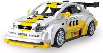 Jamara CaDA Opel Astra V8 Coupe Bricks 1:24 wei&szlig; (402922)