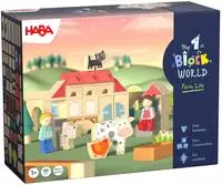 Haba Spielbausteine "My 1st Block World &ndash; Unsere gro&szlig;e Farm" Made in Germany