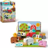 Spin Master Spielbausteine "Melissa & Doug Blockables Bauernhof"