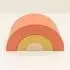 IGLU Soft Play Rainbow Montessori Softbaustein-Set Pastel Fries, Schaumstoff