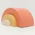 IGLU Soft Play Rainbow Montessori Softbaustein-Set Pastel Fries, Schaumstoff