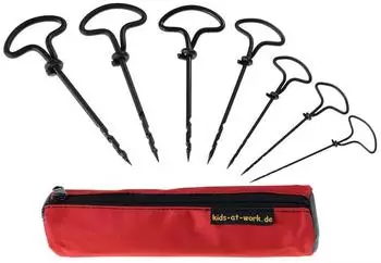 Corvus Kids-at-Work Holzbohrer-Set, 7-teilig mit Tasche (A600369)