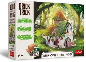 Trefl Brick Trick Waldhütte, Bauset 220 Ziegel (61851)