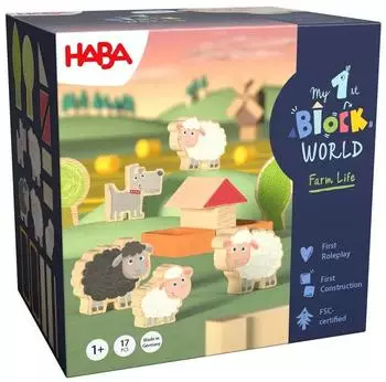 HABA Meine erste Bausteinwelt Schafweide Walli (2014557001)
