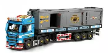 Reobrix Container-LKW Frontlenker mit abnehmbarem Auflieger, 992 Teile (840)