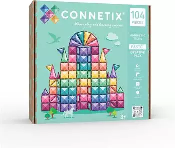 Connetix Pastel Creative Pack 104-teilig
