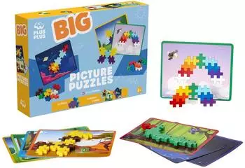 Plus-Plus BIG Bilder Puzzle, 60 gro&szlig;e Bausteine (4384)