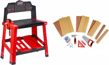 Little Tikes Creative Construction Werkbank mit Zubeh&ouml;r