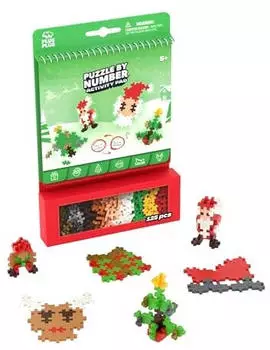 Plus-Plus Activity Pad Weihnachten, Kreativ-Bausteine 125 Teile (4383)