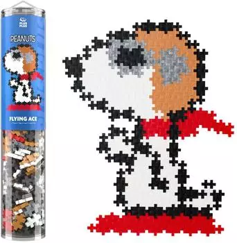 Plus-Plus Tube Snoopy Flieger-Ass, 275 Kreativ-Bausteine (4423)