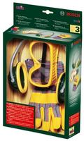 Theo Klein 8535 Bosch 3-teiliges Zubeh&ouml;r-Set | Arbeitshandschuhe,...