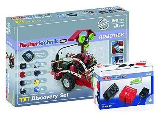 Fischertechnik Robotics TXT Discovery Set Bausatz inkl. Akku-Set