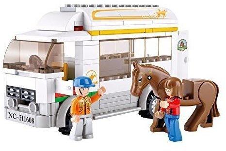 Sluban Bausteine Town Serie Pferdetransporter