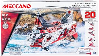 Meccano 20 Models Set - Aerial Rescue