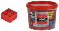 Blox, 100 rote 4er Steine in der Dose