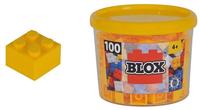 Blox, 100 gelbe 4er Steine in der Dose