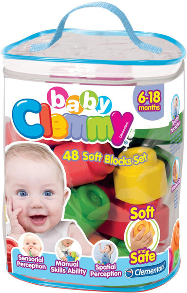 Clementoni Baby Clemmy - Set of 48 Soft Block (17134)