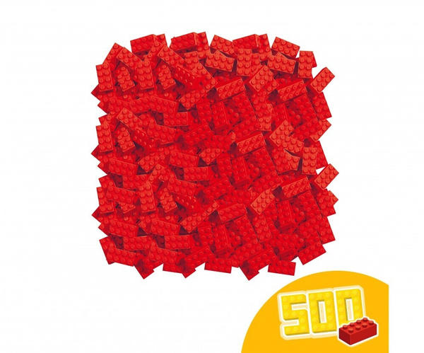 Simba Blox - 500 8er Bausteine rot