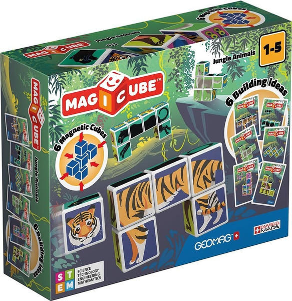 Geomag Magicube Jungle Animals 6