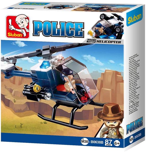 Sluban Hubschrauber Polizei (M38-B0638B)