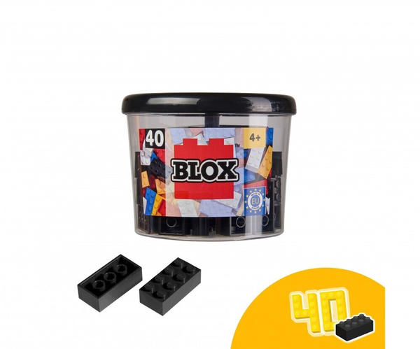 Simba Blox - 40 8er Bausteine schwarz