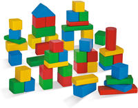 Eichhorn 100021252, Eichhorn Wooden Blocks Colored 50 pcs.