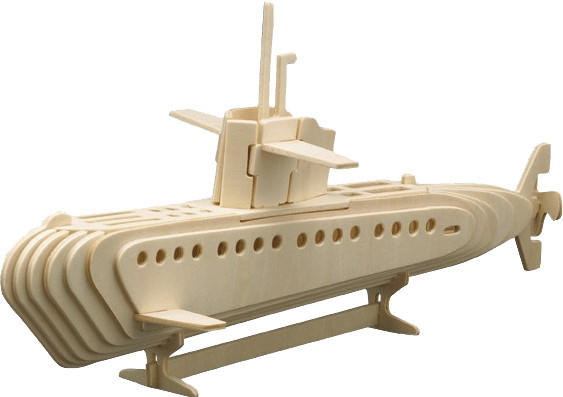 Pebaro Holzbausatz U-Boot