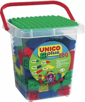 Unico Plus Plastik Bausteine 100 Stück Unico Plus Plastik Bausteine 100 Stück