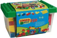 Unico Plus 8525 - Box mit Bausteinen, 18 Monate - 5 Jahre (250 Teile)