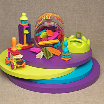 Battat Bristle Blocks - Stackadoos Jar