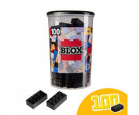 Blox, 100 Stk., schwarze 8er Steine in der Dose