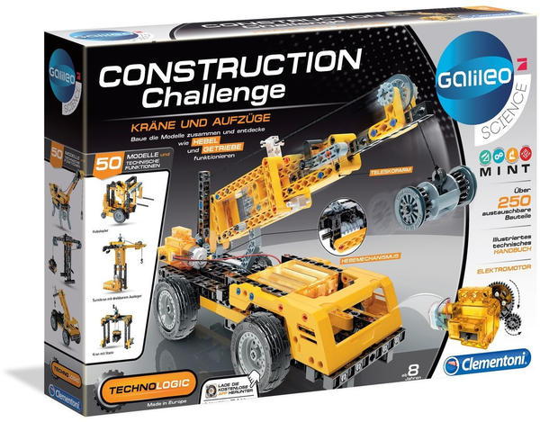 Clementoni Galileo Construction Challenge - Kräne & Aufzüge