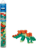 Plus-Plus Tube Mini Basic: Stegosaurus - 100 Bausteine